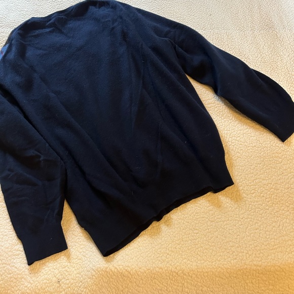 Daniel Cremieux V neck Cashmere Argyle XL - Picture 4 of 4